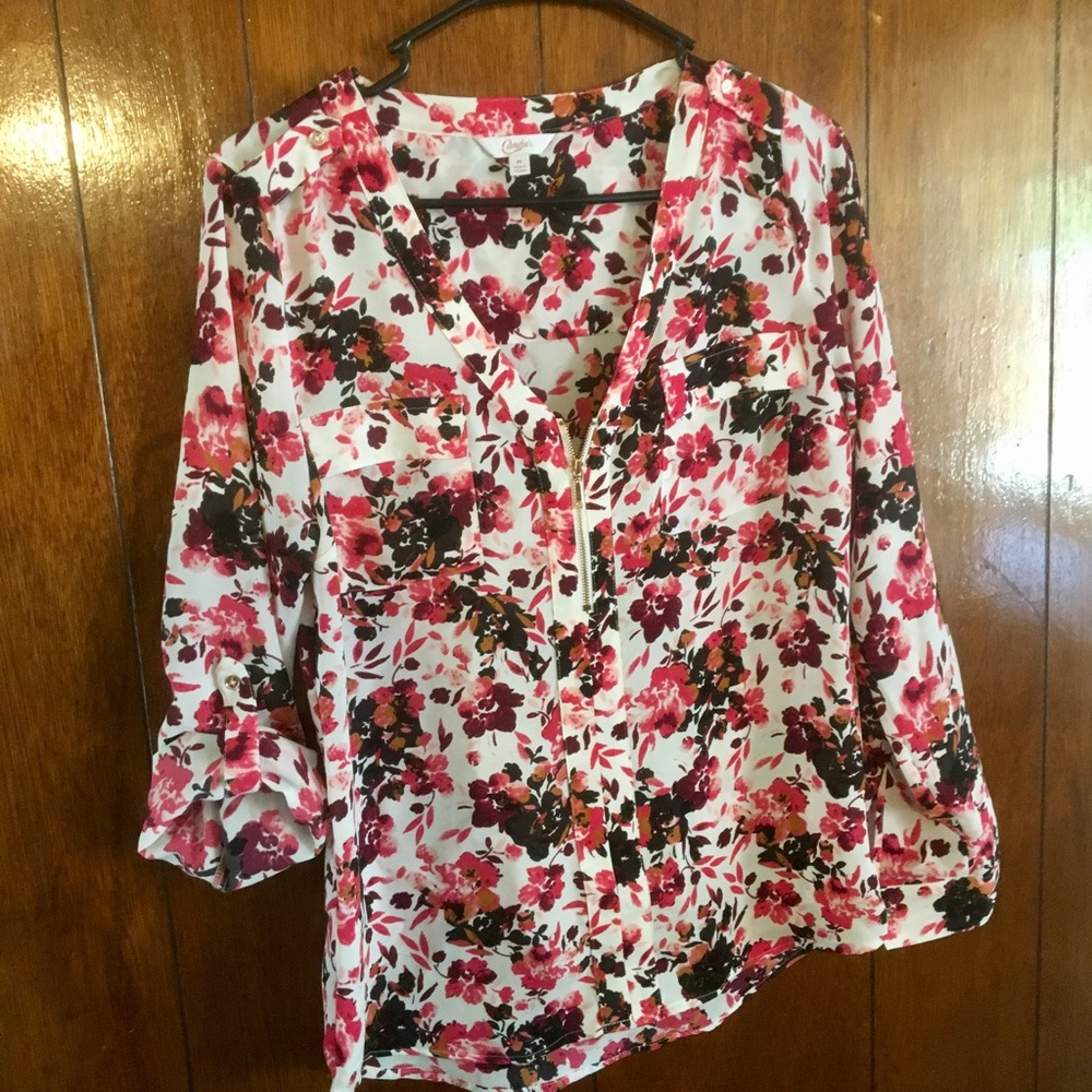 BOGO ‼️ Candie's Zipper Blouse